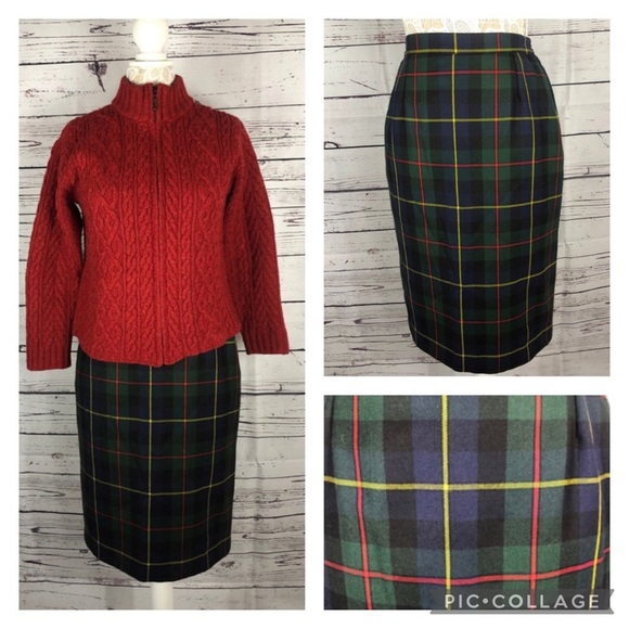 O'Neills of Dublin vintage 100 % wool skirt size 6 p - Picture 1 of 12